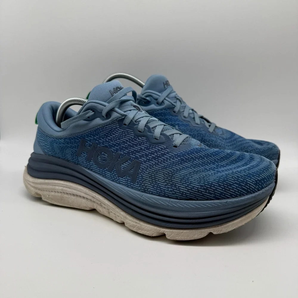 Hoka Gaviota 5 Men 11.5 Blue Stability Running Shoes 1127929 DHN